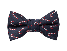 Name It dark sapphire Christmas candy cane bow tie